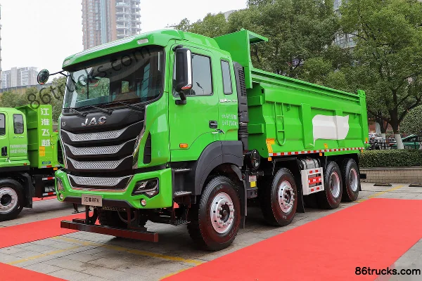JAC Gallop K5X Heavy Truck 350hp 8X4(12 wheels) 6m Dump Truck (270 Rear Axle) Exterior (3) | 86Trucks