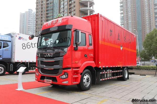 JAC Gallop A5X III heavy truck 220 hp 4X2(6 wheels) 6.8m miscellaneous dangerous goods box transport truck (Cool Boss brand) Exterior (3)