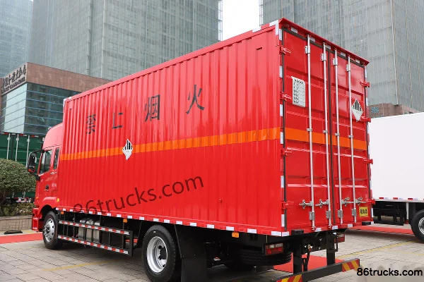 JAC Gallop A5X III heavy truck 220 hp 4X2(6 wheels) 6.8m miscellaneous dangerous goods box transport truck (Cool Boss brand) Body (2) | 86Tr
