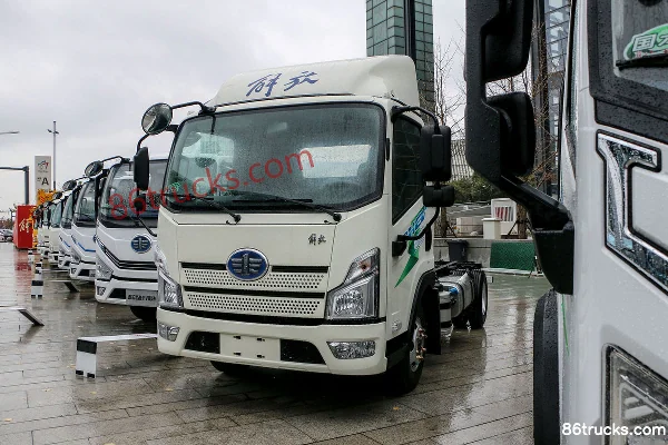 FAW Jiefang Lingtu 4.5T 4.16m Single Row Plug-in Hybrid Van Light Truck 14kWh 4X2(6 wheels) Exterior (3) | 86Trucks