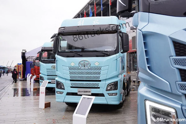 FAW Jiefang Qingdao JH6 camion lourd Édition Zhizun 580 ch 6X4(10 roues) tracteur routier LNG automatique Extérieur (3) | 86Trucks