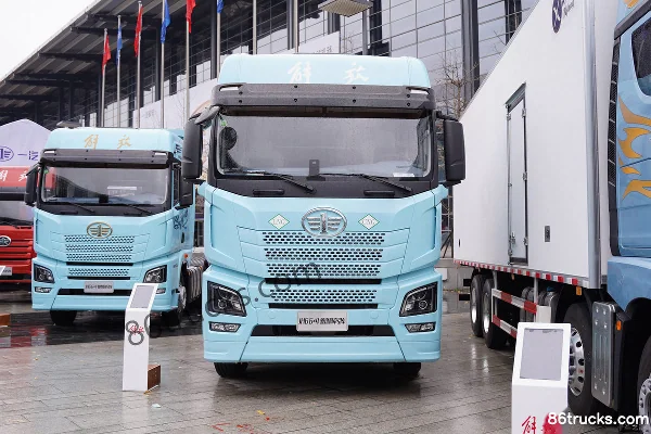 FAW Jiefang Qingdao JH6 camion lourd Édition Zhizun 580 ch 6X4(10 roues) tracteur routier LNG automatique Extérieur (2) | 86Trucks