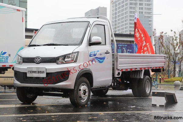 FAW Jiefang E90 3.5T 3.69m cabine simple camion plateau électrique pur 55.06kWh 4X2(6 roues) Extérieur (3) | 86Trucks