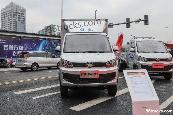 FAW Jiefang E90 3.5T 3.665m Single Row Pure Electric Box Van Micro Truck 55.06kWh 4X2(6 wheels) Exterior (2) | 86Trucks
