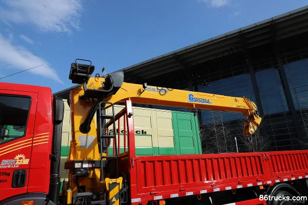 FAW Jiefang J6L 220hp 4X2(6 wheels) truck-mounted crane (XCMG brand) Body (3) | 86Trucks
