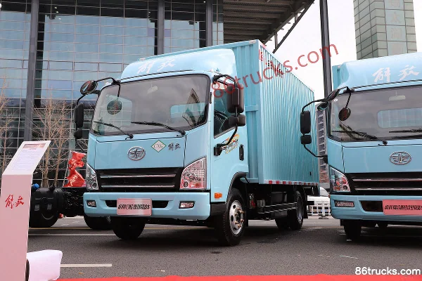 FAW Jiefang Hu VN 2L CNG 150hp 4X2(6 wheels) WLY 5-speed 4.16m single-row van light truck Exterior (3) | 86Trucks