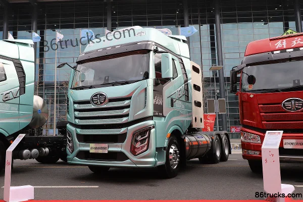 FAW Jiefang J6V Heavy Truck 530 hp 6X4(10 wheels) Dual Fuel Tractor Truck (Hydraulic Retarder) Exterior (3) | 86Trucks