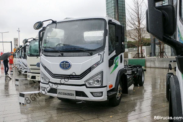 FAW Jiefang Tiger 6G Medium Body Standard Load Version 4.5T 4.2m Single Row Plug-in Hybrid Flatbed Light Truck 14.02kWh 4X2(6 wheels) Exteri