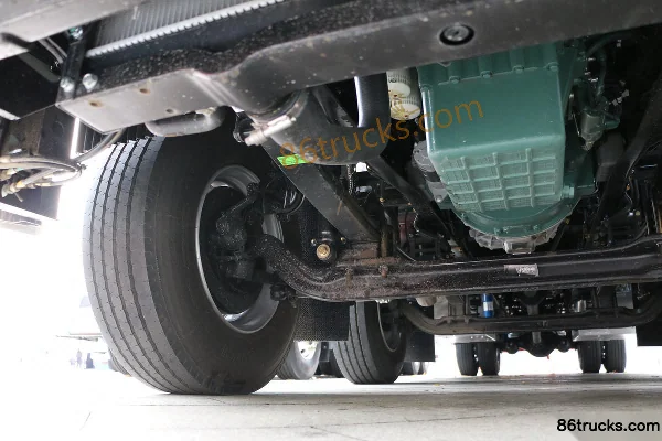 FAW Jiefang Qingdao JH6 8.2L LNG 320hp 6X2(8 wheels) FAW Jiefang 10-speed 9.5m Van Truck Chassis (2) | 86Trucks
