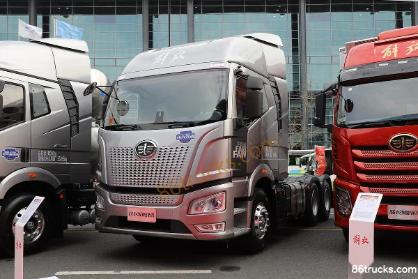 FAW Jiefang J6E poids lourd 580 ch 6X4(10 roues) tracteur routier AMT automatique Extérieur (3) | 86Trucks