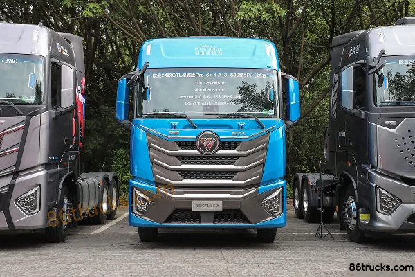 AumanGTL Star Wing PRO Northern Edition 12.9L Diesel 600hp 6X4(10 wheels) ZF 12-speed AMT Automatic Tractor Truck Exterior (2) | 86Trucks