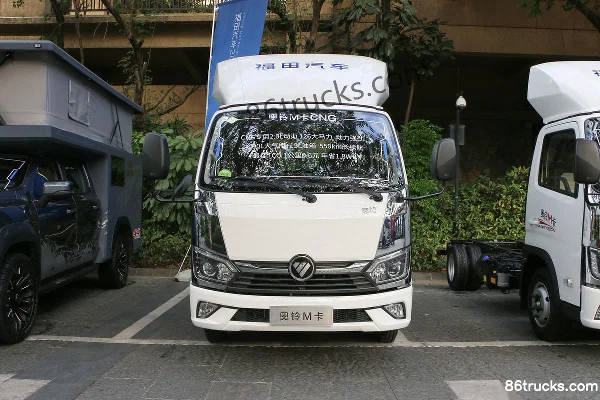 Foton Auman M Card 2.0L 127 hp 4X2(6 wheels) CNG 3.535m Row Half Cage Small Truck Exterior (2) | 86Trucks
