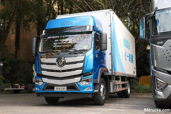 Foton Auman Planet 300 hp 4X2(6 wheels) 6.8m AMT Automatic Refrigerated Truck Exterior (3) | 86Trucks