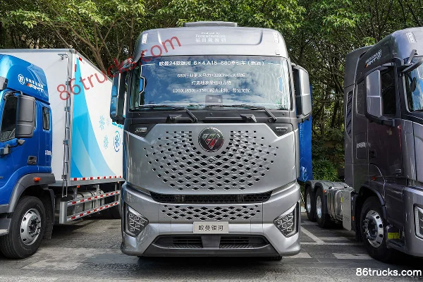 Foton Auman Galaxy Cross Edition 680hp 6X4(10 wheels) AMT Tractor Truck Exterior (2) | 86Trucks