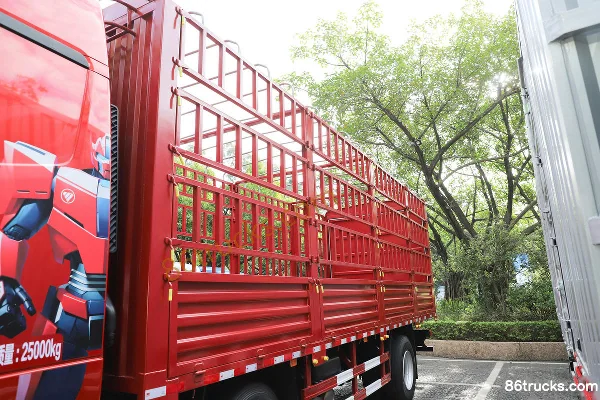 Foton AumanGTL Star Wing Pro 11.8L Diesel 470hp 8X4(12 wheels) ZF 12-speed AMT Automatic 9.56m Stake Truck Body (1) | 86Trucks