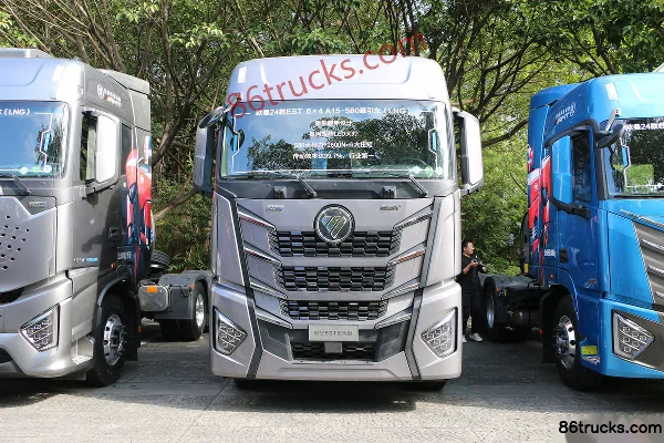 Foton AumanEST Star Edition 580 hp 6X4(10 wheels) LNG Automatic Tractor Truck Exterior (2) | 86Trucks