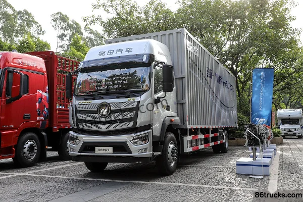 Foton Ouhang R pro série 260 ch 4X2(6 roues) 9,78 m AMT automatique fourgon camion porteur Extérieur (3) | 86Trucks