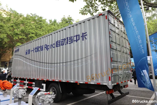 Foton Ouhang R pro série 260 ch 4X2(6 roues) 9,78 m AMT automatique fourgon camion porteur Carrosserie (3) | 86Trucks