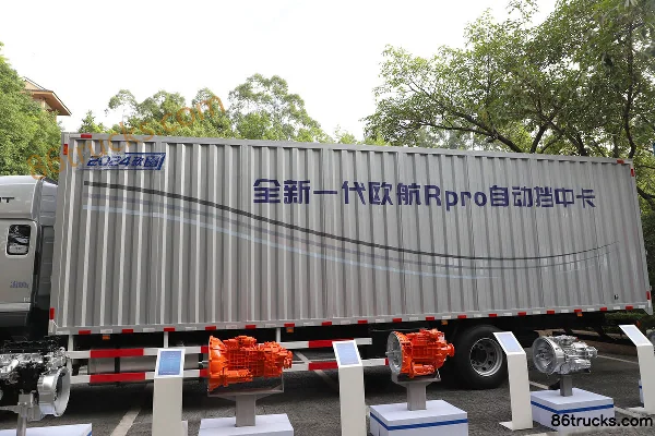 Foton Ouhang R pro série 260 ch 4X2(6 roues) 9,78 m AMT automatique fourgon camion porteur Carrosserie (2) | 86Trucks