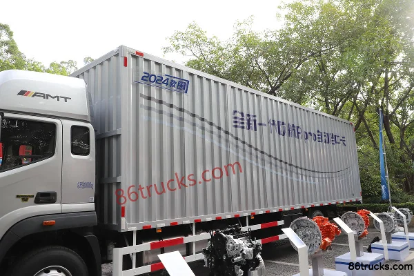 Foton Ouhang R pro série 260 ch 4X2(6 roues) 9,78 m AMT automatique fourgon camion porteur Carrosserie (1) | 86Trucks