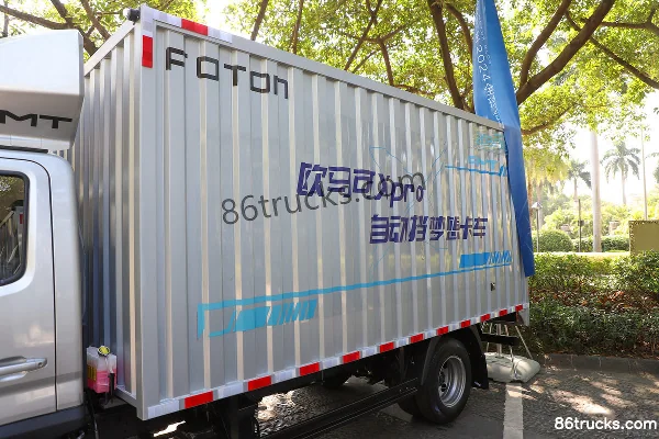 Foton Aumark X 158 hp 4X2(6 wheels) 4.14m single-row van light truck Body (1) | 86Trucks