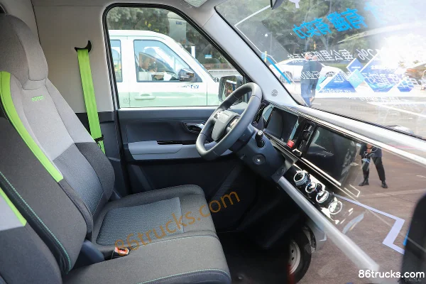 Foton Xiangling Q 3T 3.09m single row electric cage micro truck (standard cargo box) 41.86kWh 4X2(6 wheels) Cab (1) | 86Trucks