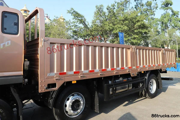 Foton Shenglong ES5 Pro 240 hp 6X2(8 wheels) 6.8m Side Panel Cargo Truck Body (1) | 86Trucks