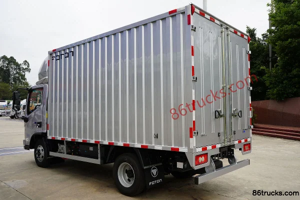 Foton Zhilan HL 4,5T 4,14 m cabine simple hybride rechargeable fourgon léger 14,016 kWh 4X2(6 roues) Carrosserie (1) | 86Trucks