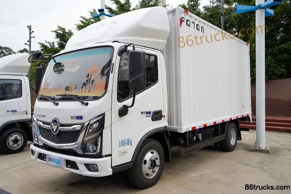 Foton Zhilan HL 4.5T 4.14m Single Row Plug-in Hybrid Box Light Truck (Yunnei) 14.016kWh 4X2(6 wheels) Exterior (3) | 86Trucks