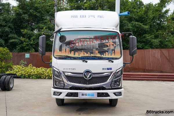 Foton Zhilan HL 4.5T 4.14m Single Row Plug-in Hybrid Box Light Truck (Yunnei) 14.016kWh 4X2(6 wheels) Exterior (2) | 86Trucks