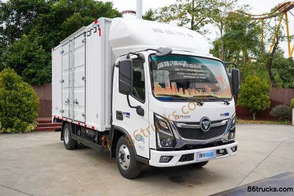 Foton Zhilan HL 4.5T 4.14m Single Row Plug-in Hybrid Box Light Truck (Yunnei) 14.016kWh 4X2(6 wheels) Exterior