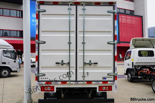 Foton Zhilan HL 4.5T 4.14m Single Row Plug-in Hybrid Box Light Truck (Yunnei) 14.016kWh 4X2(6 wheels) Body (1) | 86Trucks