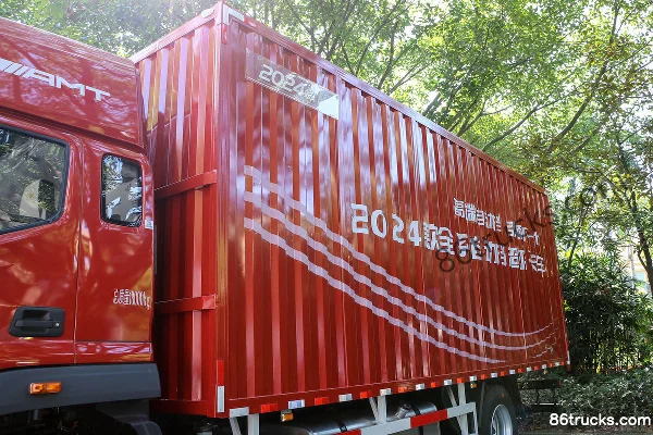 Foton Auhang R Pro 270hp 4X2(6 wheels) 6.8m AMT automatic wing-opening box cargo truck Body (1) | 86Trucks