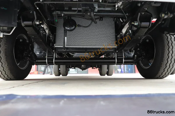 Foton V-Card 2L Gasoline 144 hp 4X2(6 wheels) Dongan 5-Speed 3.815m Single Row Flatbed Mini Truck Chassis (1) | 86Trucks