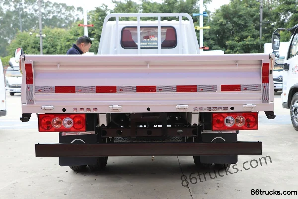 Foton V-Card 2L Gasoline 144 hp 4X2(6 wheels) Dongan 5-Speed 3.815m Single Row Flatbed Mini Truck Body (3) | 86Trucks