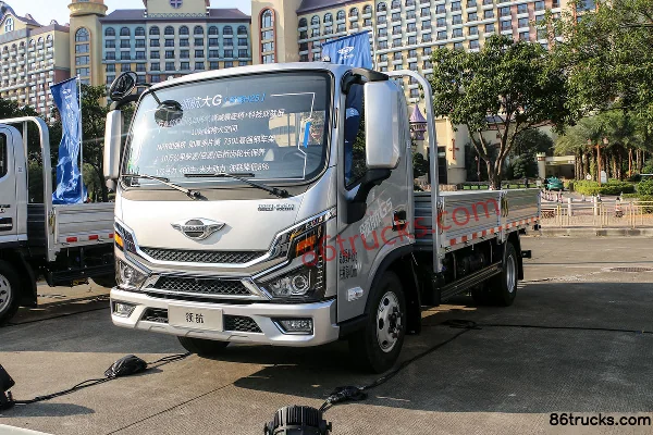 Foton Times Linghang Grand G 172ch 4X2(6 roues) 4.17m cabine simple plateau léger Extérieur (3) | 86Trucks