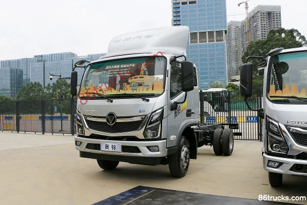 Foton Ollin Big Bee Mini Pro 170hp 4X2(6 wheels) 4.17m half-cab flatbed cargo truck Exterior (3) | 86Trucks
