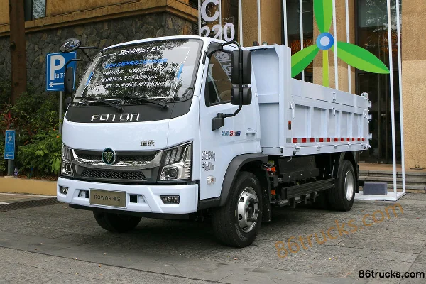 Foton King Kong S1EV 4X2(6 wheels) 3.7m Single-row Pure Electric Dump Truck 106.95kWh Exterior (3) | 86Trucks