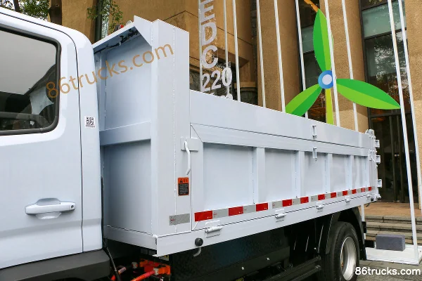 Foton King Kong S1EV 4X2(6 wheels) 3.7m Single-row Pure Electric Dump Truck 106.95kWh Body (1) | 86Trucks