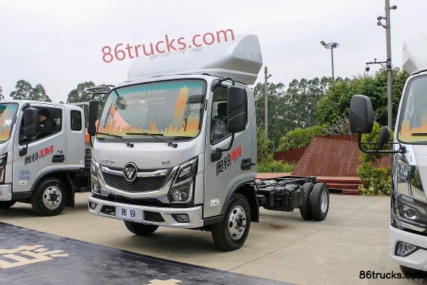 Foton Yutu III 146hp 4X2(6 wheels) 4.17m AMT automatic single-row flatbed light truck Exterior (3) | 86Trucks