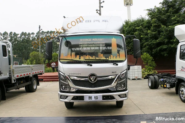 Foton Yutu III 146hp 4X2(6 wheels) 4.17m AMT automatic single-row flatbed light truck Exterior (2) | 86Trucks