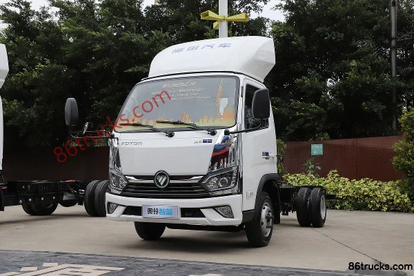 Foton Zhilan EM 4.5T 3.815m single-row pure electric flatbed light truck 59.4kWh 4X2(6 wheels) Exterior (3) | 86Trucks