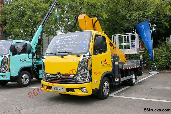 Foton Aoling M Card 122 ch 4X2(6 roues) camion nacelle élévatrice Extérieur (3) | 86Trucks