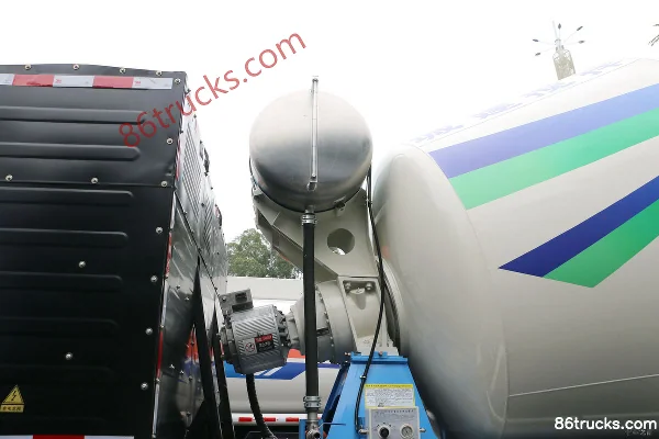 Foton Auman Planet 31T 8X4(12 wheels) 6.86m³ Pure Electric Concrete Mixer Truck 350kWh Body (2) | 86Trucks