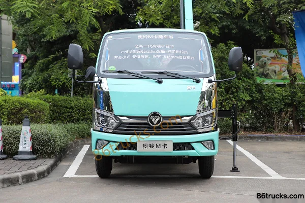 Foton Auman M Card 132hp 4X2(6 wheels) 2.6m Truck-Mounted Crane (Shenbai Heavy Industry) (China VI) Exterior (2) | 86Trucks