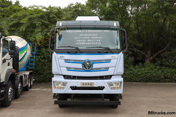 Foton AumanGTL Zhixiang Edition 31T 8X4(12 wheels) 5.8m battery-swap pure electric dump truck 350kWh Exterior (2) | 86Trucks