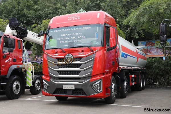 Foton Auman GTL Star Wing Edition 360hp 8X4(12 wheels) Oil Tank Truck Exterior (3) | 86Trucks