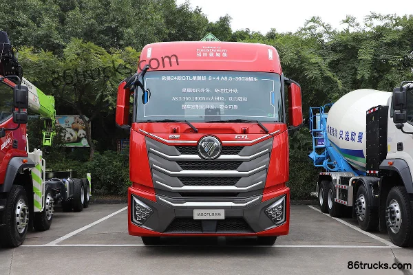 Foton Auman GTL Star Wing Edition 360hp 8X4(12 wheels) Oil Tank Truck Exterior (2) | 86Trucks