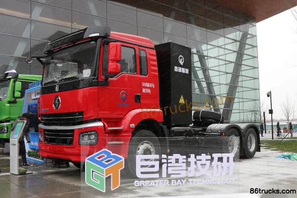 Proton Auto Charging Version 6X4(10 wheels) Pure Electric Tractor Truck 256.43kWh Exterior (2) | 86Trucks