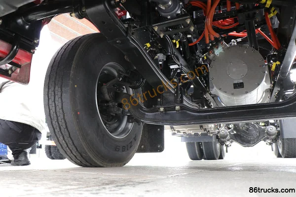 Proton Auto Charging Version 6X4(10 wheels) Pure Electric Tractor Truck 256.43kWh Chassis (2) | 86Trucks